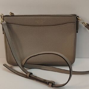 Kate Spade Tan Crossbody Bag with Gold Accents
